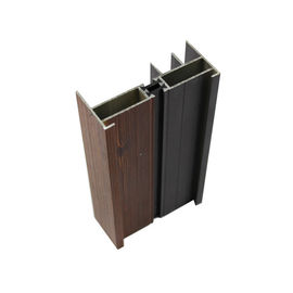 Perfis de alumínio T5 T6 do revestimento alto da madeira da dureza para a porta/cortinas da cozinha