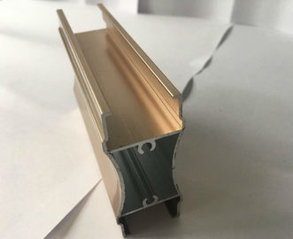 Anti - risco Rose Gold Polished Aluminium Profile para a porta e a janela