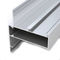 Perfil de alumínio personalizado da porta deslizante de armário revestido do pó para a porta de vidro de construção